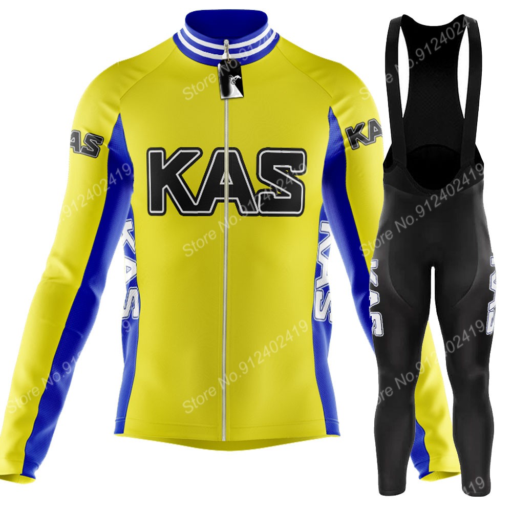 Cycling Bib Shorts - KAS Team 2023 Cycling Jersey Set